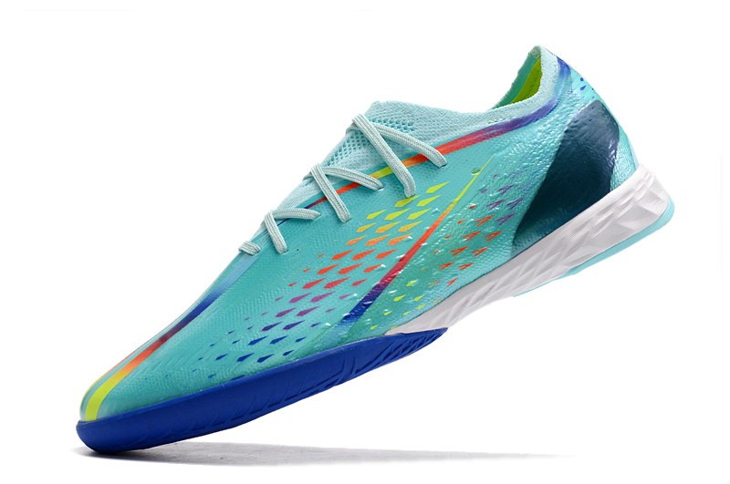 Adidas X Speedportal .1 IC Indoor Al Rihla - Clear Aqua/Red/Blue