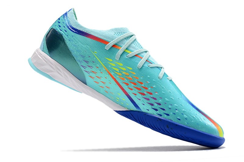 Adidas X Speedportal .1 IC Indoor Al Rihla - Clear Aqua/Red/Blue