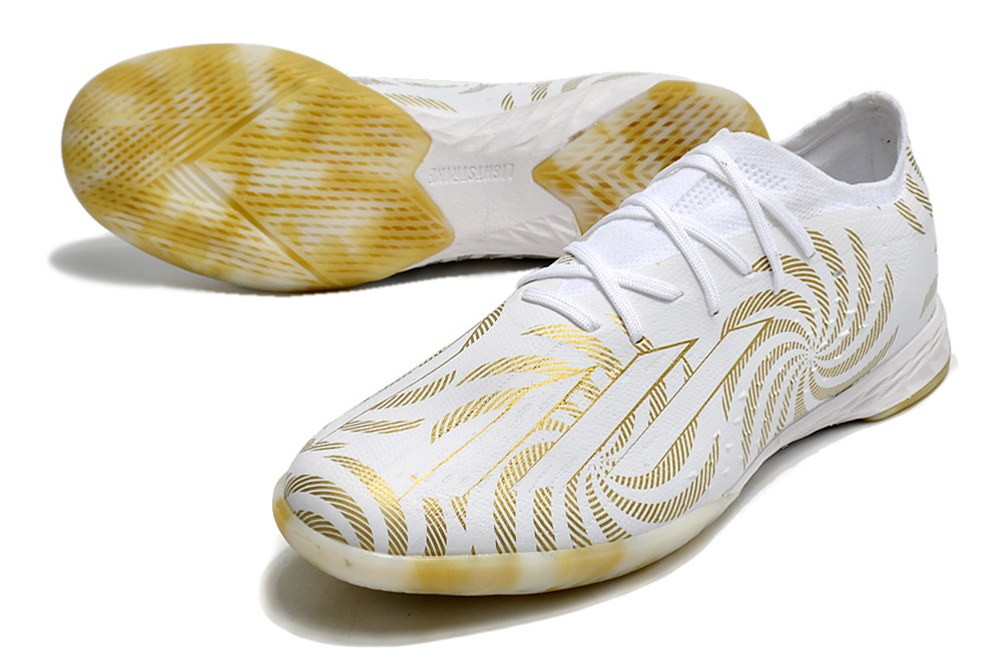 Adidas X SpeedPortal .1 IC Indoor Ballon DOr - White/Gold