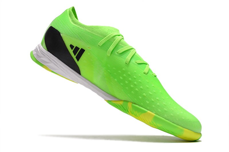 Adidas X Speedportal .1 IC Indoor Game Data Soccer Cleats - Green/Black