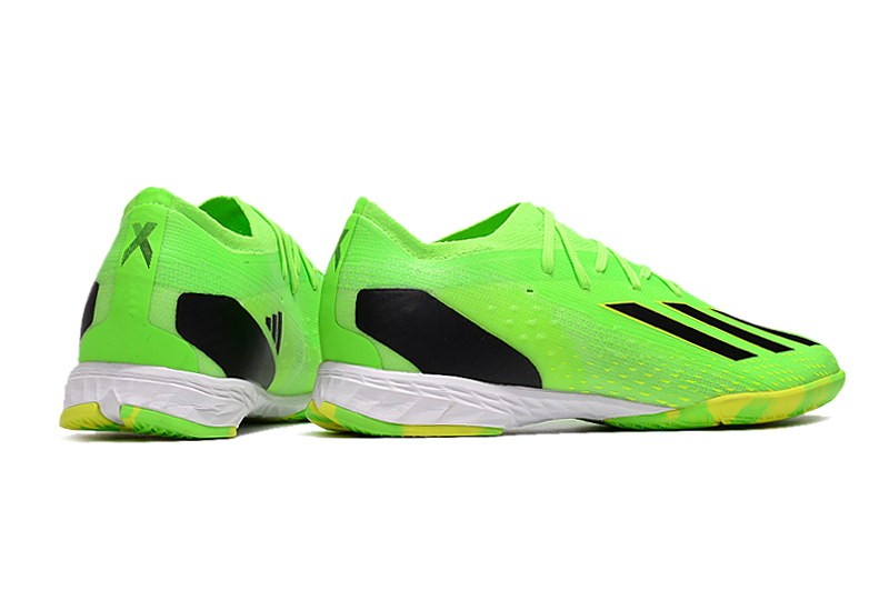 Adidas X Speedportal .1 IC Indoor Game Data Soccer Cleats - Green/Black