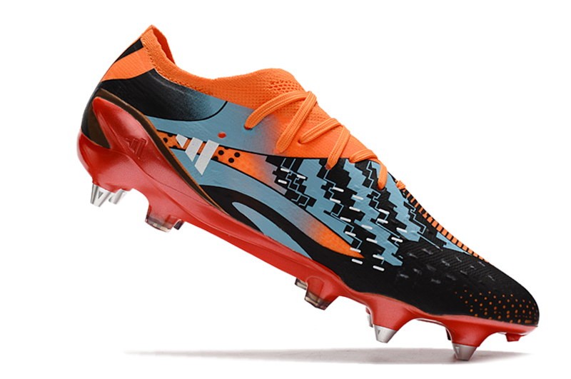 Adidas X SpeedPortal .1 Messi SG Metal Studs - Orange/Blue/Red/Black