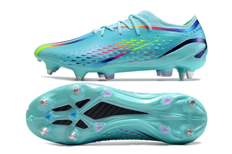 Adidas X Speedportal .1 SG Al Rihla - Clear Aqua/Red/Blue