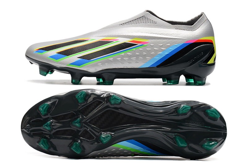 Adidas X SpeedPortal+ FG 'Beyond Fast'- Silver/Black/Yellow
