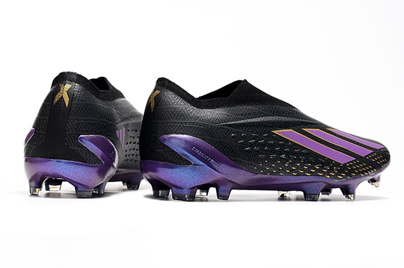 Adidas X SpeedPortal+ FG 'Black Panther' - Black/Purple/Gold