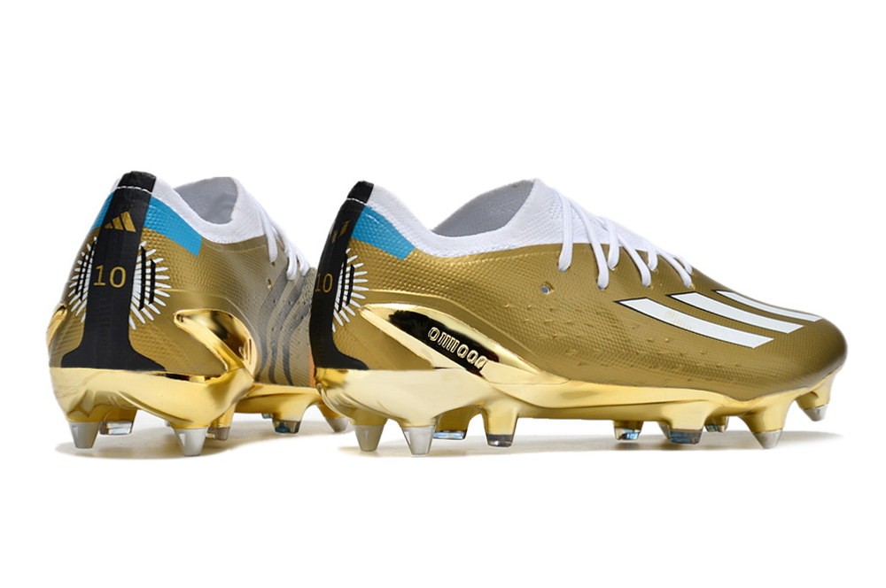Adidas X Speedportal Messi .1 SG Metal Studs Leyenda - Gold/White/Black