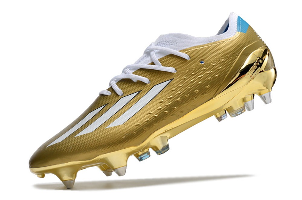 Adidas X Speedportal Messi .1 SG Metal Studs Leyenda - Gold/White/Black