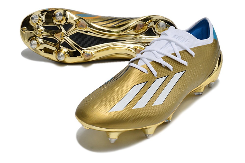 Adidas X Speedportal Messi .1 SG Metal Studs Leyenda - Gold/White/Black