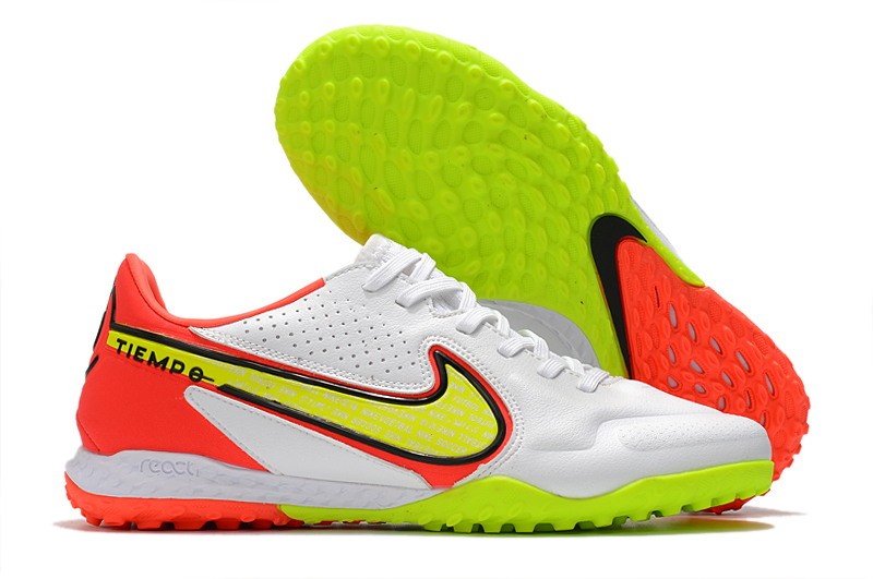 Nike Tiempo Legend React 9 Pro TF Motivation - White/Volt/Red
