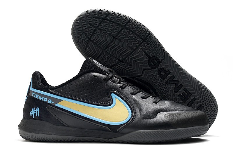 Nike Tiempo Legend React 9 Pro IC 'Golden Trophy' - Black/Blue/Gold
