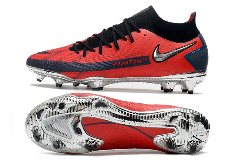 Nike Phantom GT Elite DF FG x Skepta Bloody Chrome - University Red / Silver / Black