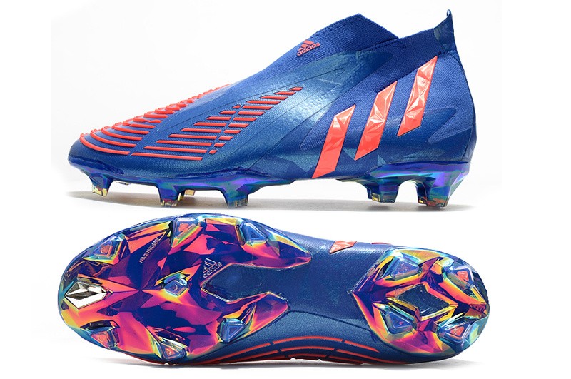 Adidas Predator Edge + FG 'Sapphire Edge' - Blue/Red