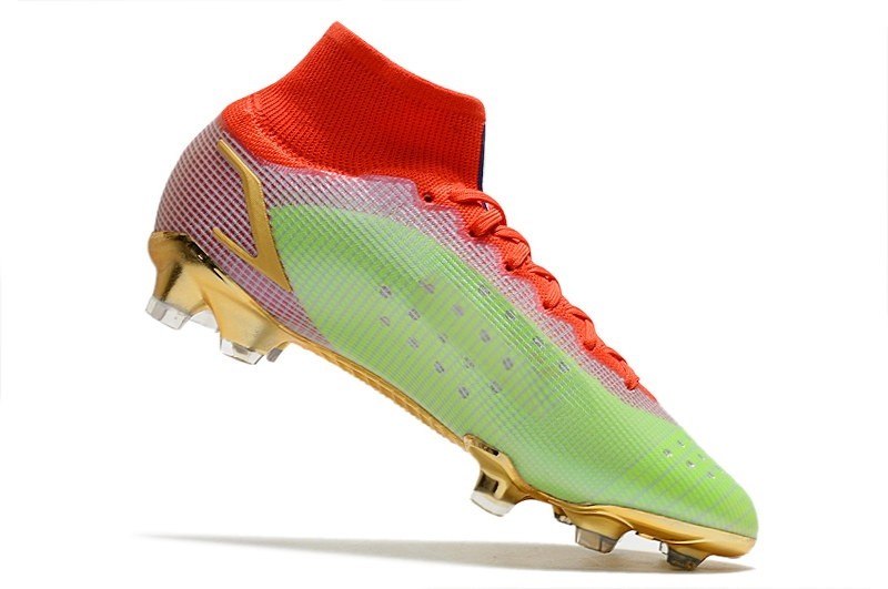 Nike Mercurial Superfly 8 Elite FG Mbappe - Green/Red/Gold