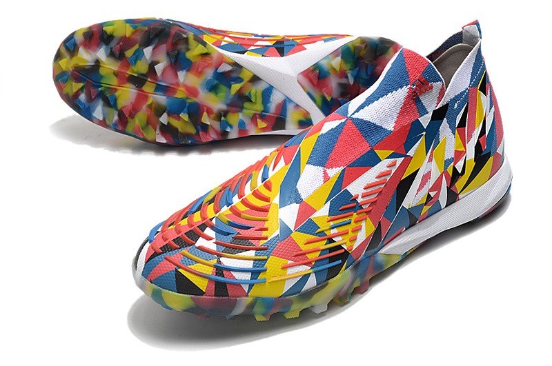 Adidas Predator Edge + TF Geometric - Blue/Yellow/Solar Red