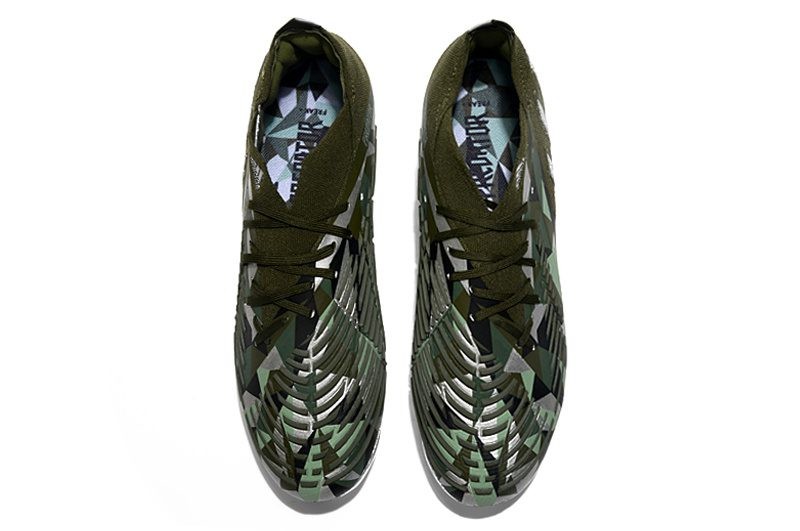 Adidas Predator Edge .1 FG Swarovski Crystals - Focus Olive/Silver Metallic/Magic Lime