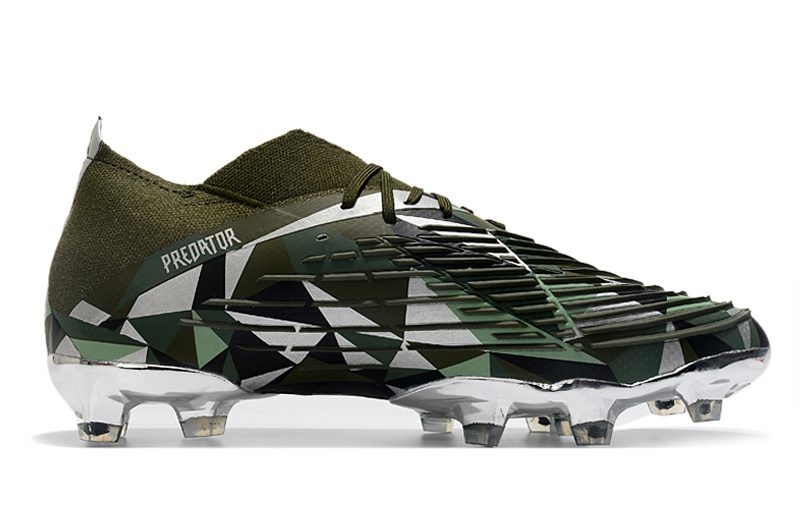Adidas Predator Edge .1 FG Swarovski Crystals - Focus Olive/Silver Metallic/Magic Lime