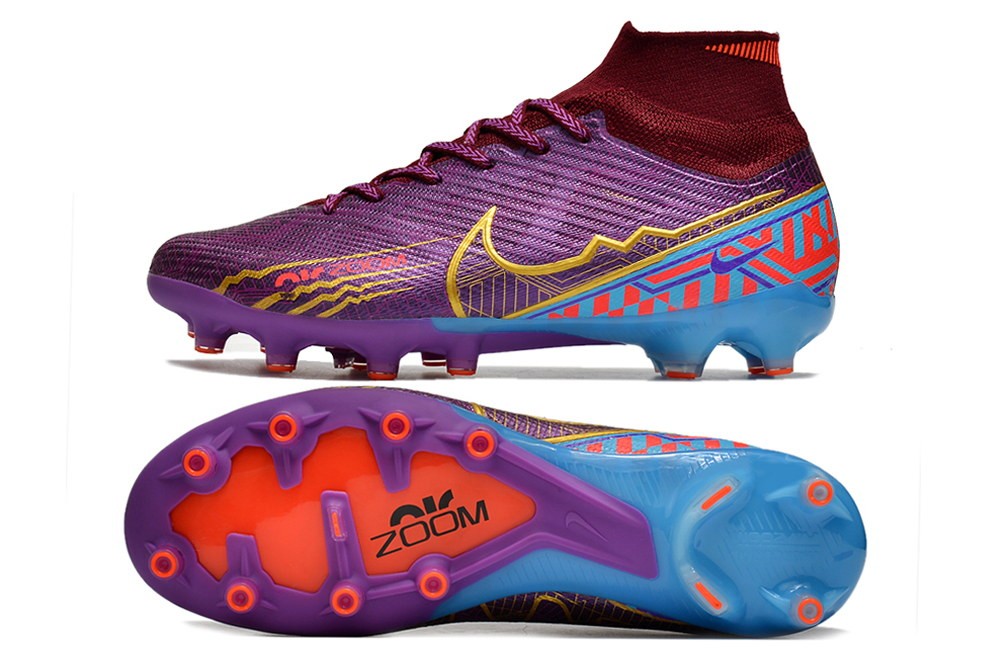 Kids Nike Mercurial Superfly 9 Elite AG Artificial Grass Mbappe