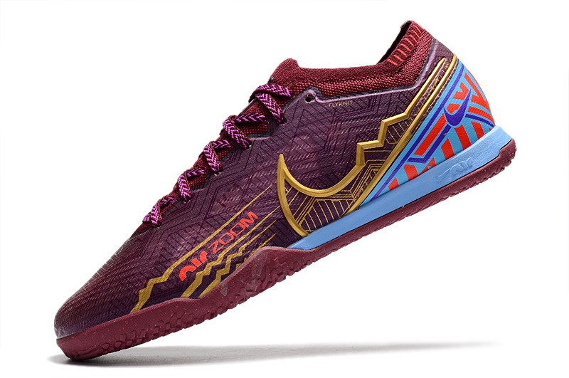 Nike Air Zoom Mercurial Vapor 15 Elite IC Kylian Mbappe - Dark Beetroot/Metallic Vivid Gold
