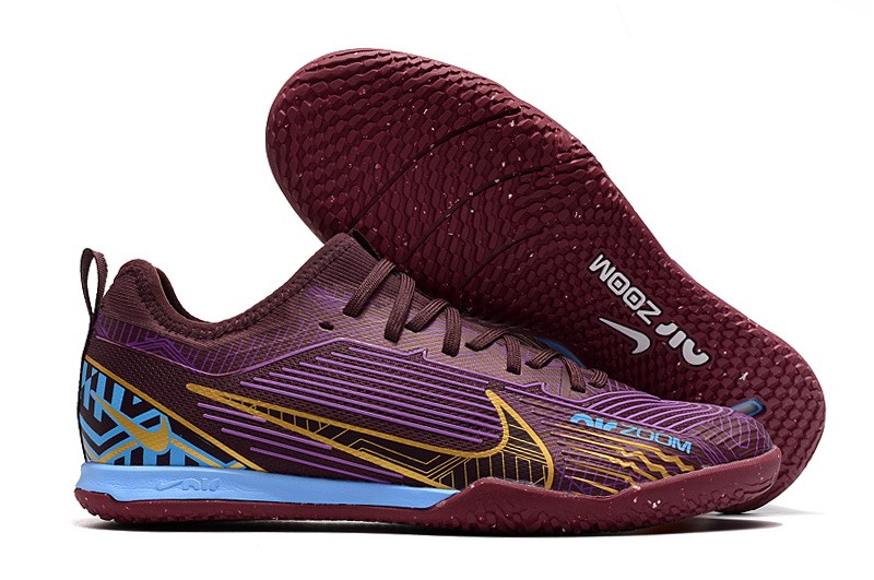 Nike Air Zoom Mercurial Vapor 15 Pro IC Kylian Mbappe - Dark Beetroot/Metallic Vivid Gold