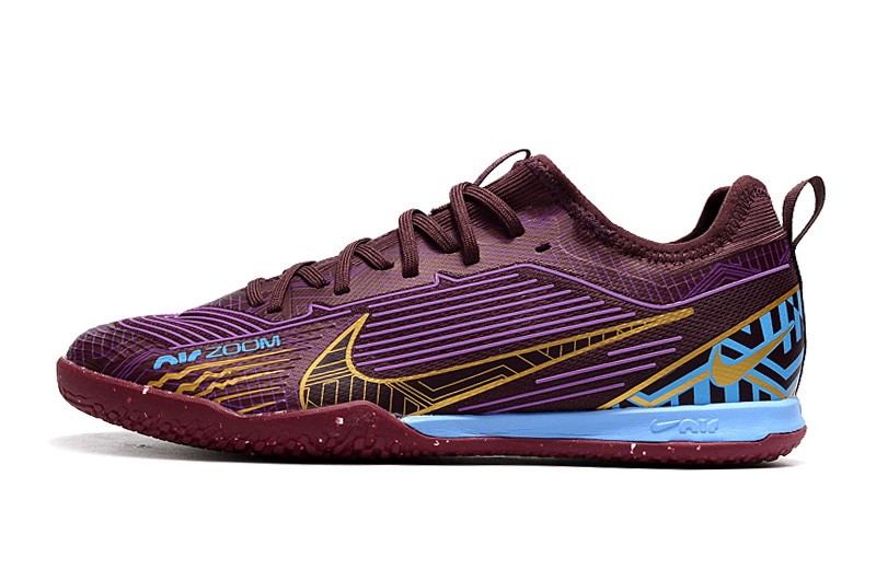 Nike Air Zoom Mercurial Vapor 15 Pro IC Kylian Mbappe - Dark Beetroot/Metallic Vivid Gold