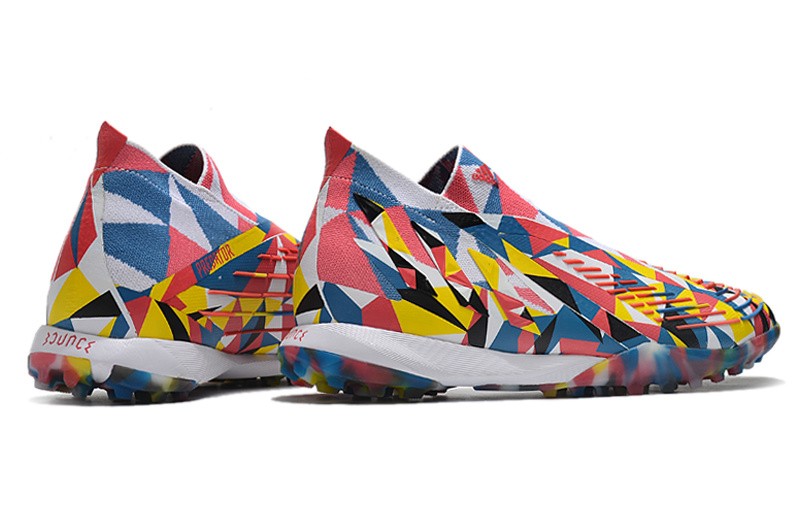 Adidas Predator Edge + TF Geometric - Blue/Yellow/Solar Red