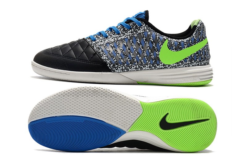Nike Lunar Gato II IC - Black/Photo Blue/Lime Glow/White