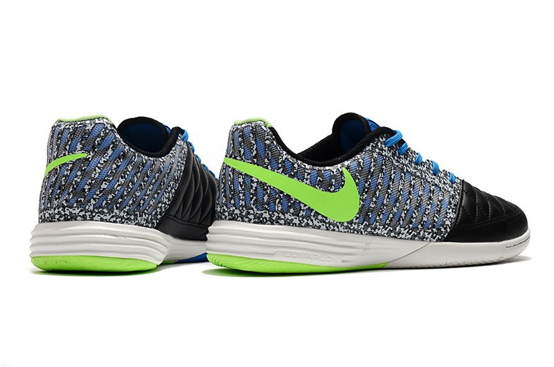 Nike Lunar Gato II IC - Black/Photo Blue/Lime Glow/White