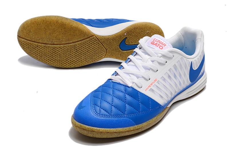 Nike Lunar Gato II IC - Sail/Blue Jay/White/Gum Light Brown
