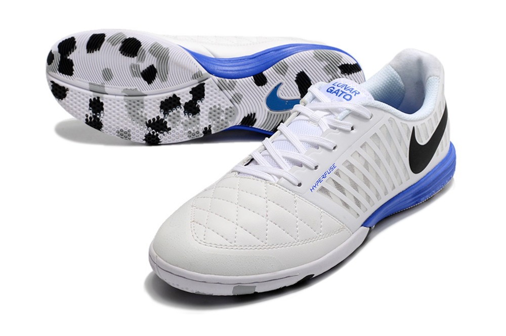 Nike Lunar Gato II IC - White/Black/Glacier Blue