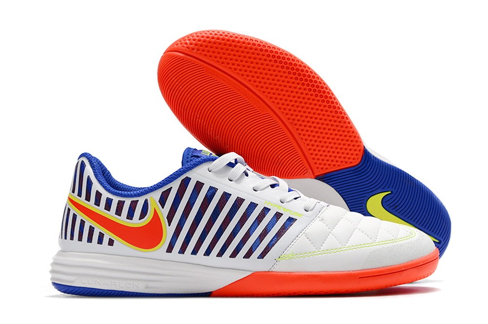 Nike Lunar Gato II IC - White/Blue/Red/Yellow