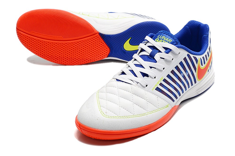 Nike Lunar Gato II IC - White/Blue/Red/Yellow