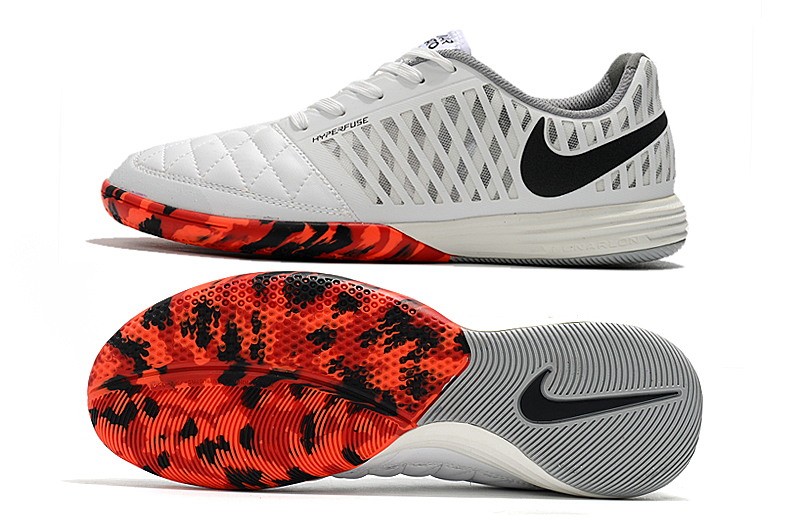 Nike Lunar Gato II IC Platina - White/Black/Red