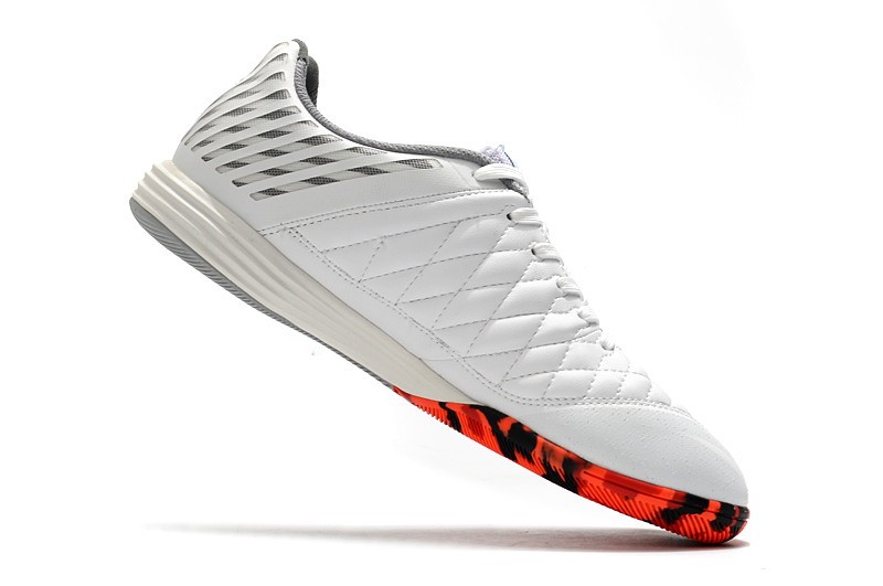 Nike Lunar Gato II IC Platina - White/Black/Red