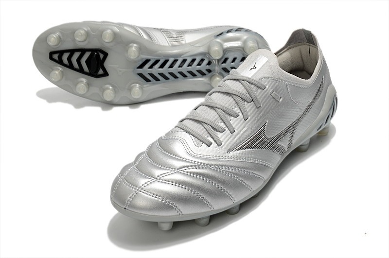 Mizuno Morelia Neo III Beta Japan FG - Silver/Grey
