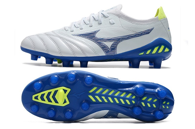 Mizuno Morelia Neo III Beta Japan FG - White/Blue/Volt