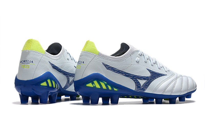 Mizuno Morelia Neo III Beta Japan FG - White/Blue/Volt