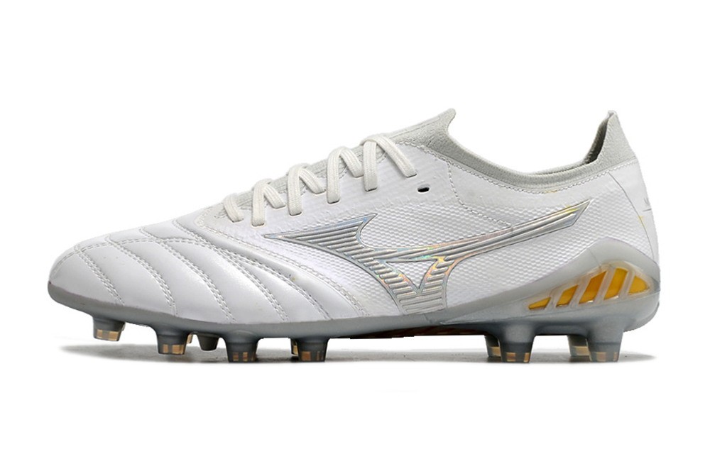 Mizuno Morelia Neo III Beta Shining Japan FG - White/Gold/Grey