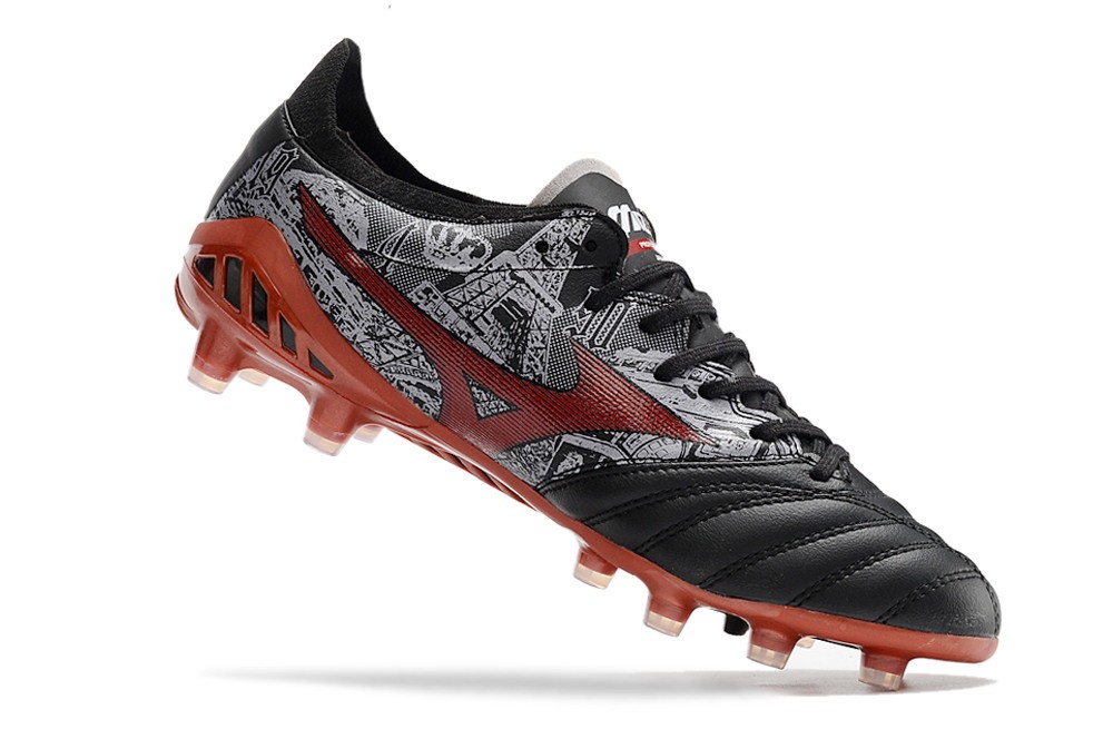 Mizuno Morelia Neo III Beta x SR4 Japan FG - Black/Red