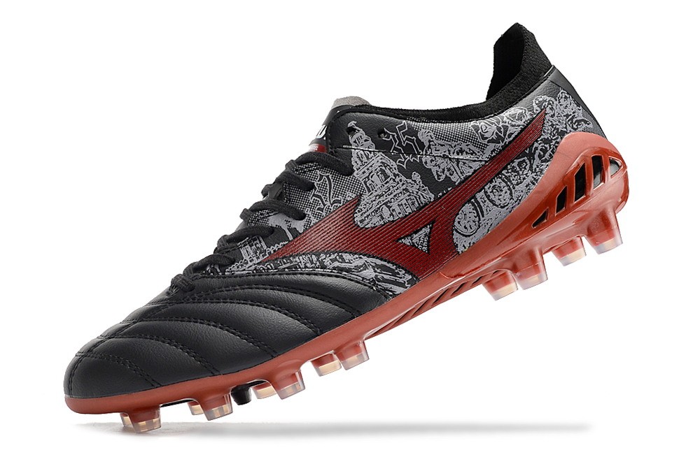 Mizuno Morelia Neo III Beta x SR4 Japan FG - Black/Red