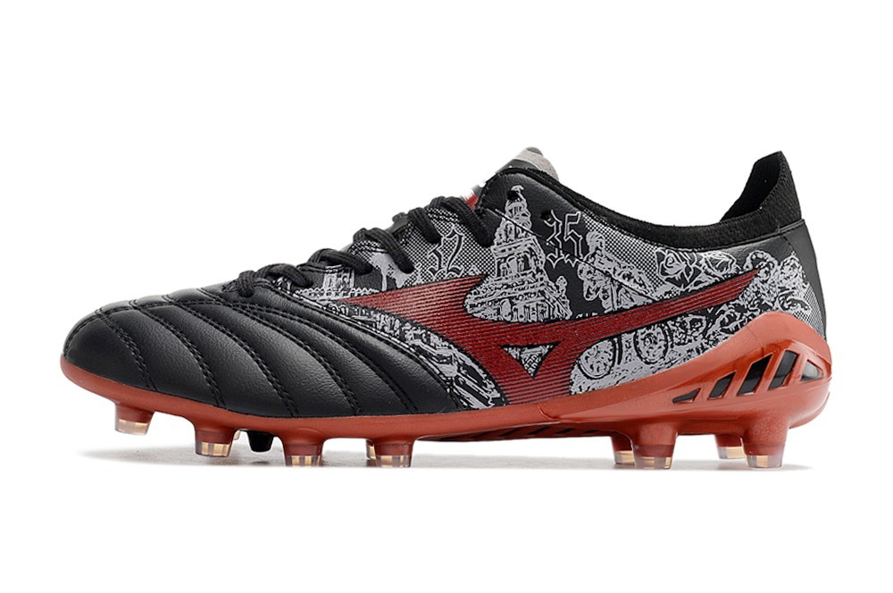 Mizuno Morelia Neo III Beta x SR4 Japan FG - Black/Red