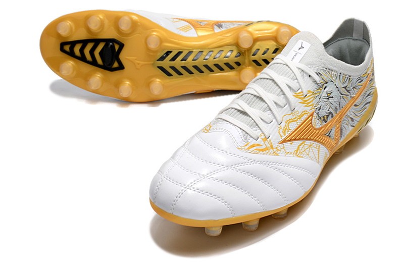 Mizuno Morelia Neo III Beta x SR4 Made In Japan FG - White/Gold