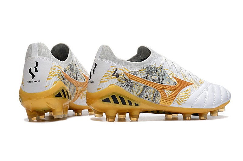 Mizuno Morelia Neo III Beta x SR4 Made In Japan FG - White/Gold