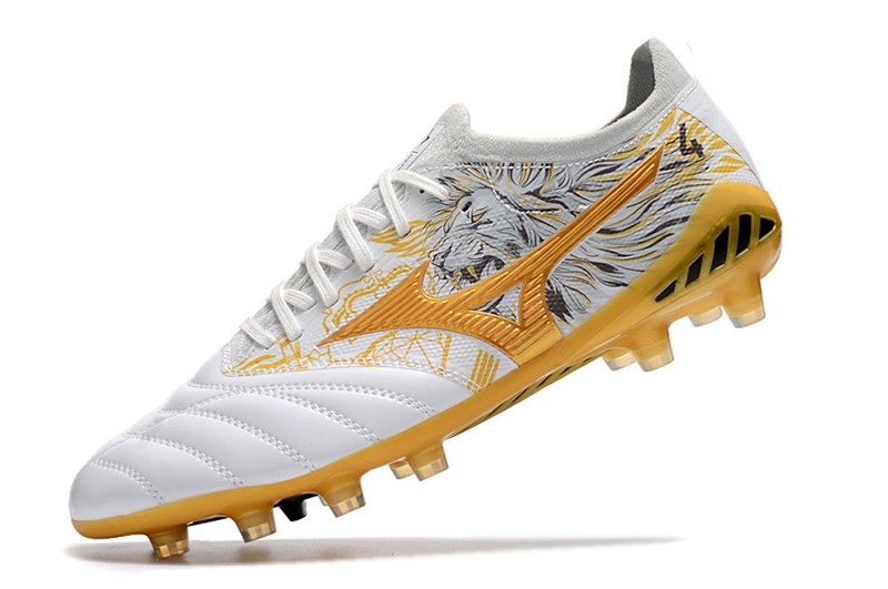 Mizuno Morelia Neo III Beta x SR4 Made In Japan FG - White/Gold