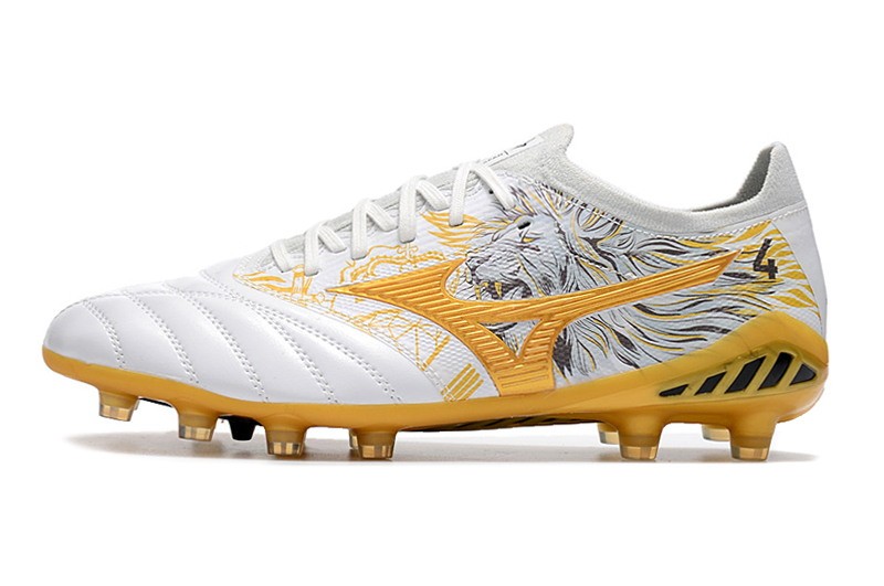 Mizuno Morelia Neo III Beta x SR4 Made In Japan FG - White/Gold