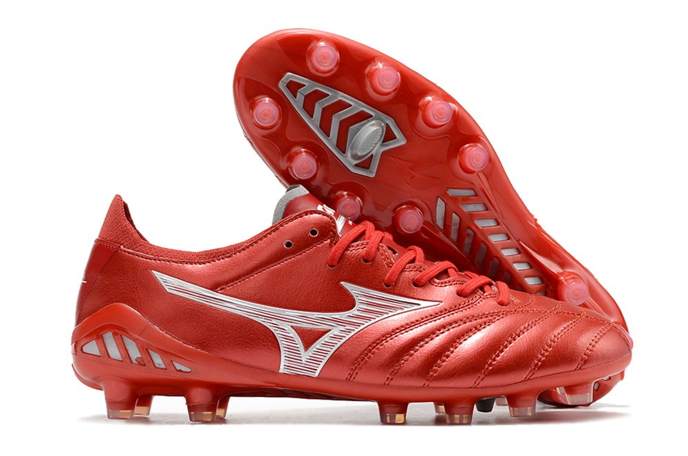 Mizuno Morelia Neo III Passion Red Japan FG - High Risk Red