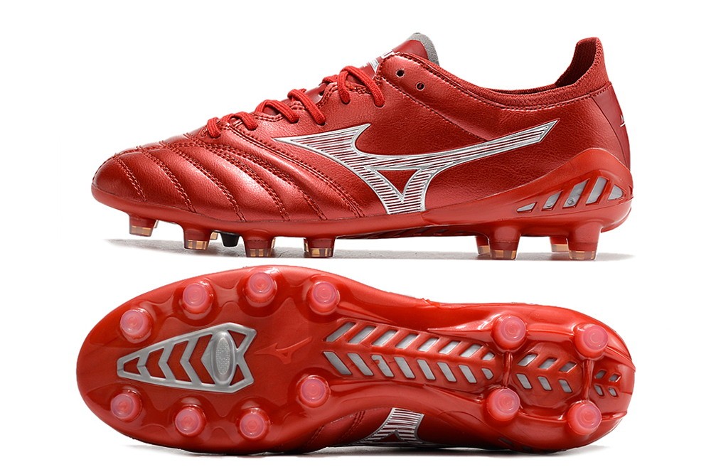 Mizuno Morelia Neo III Passion Red Japan FG - High Risk Red