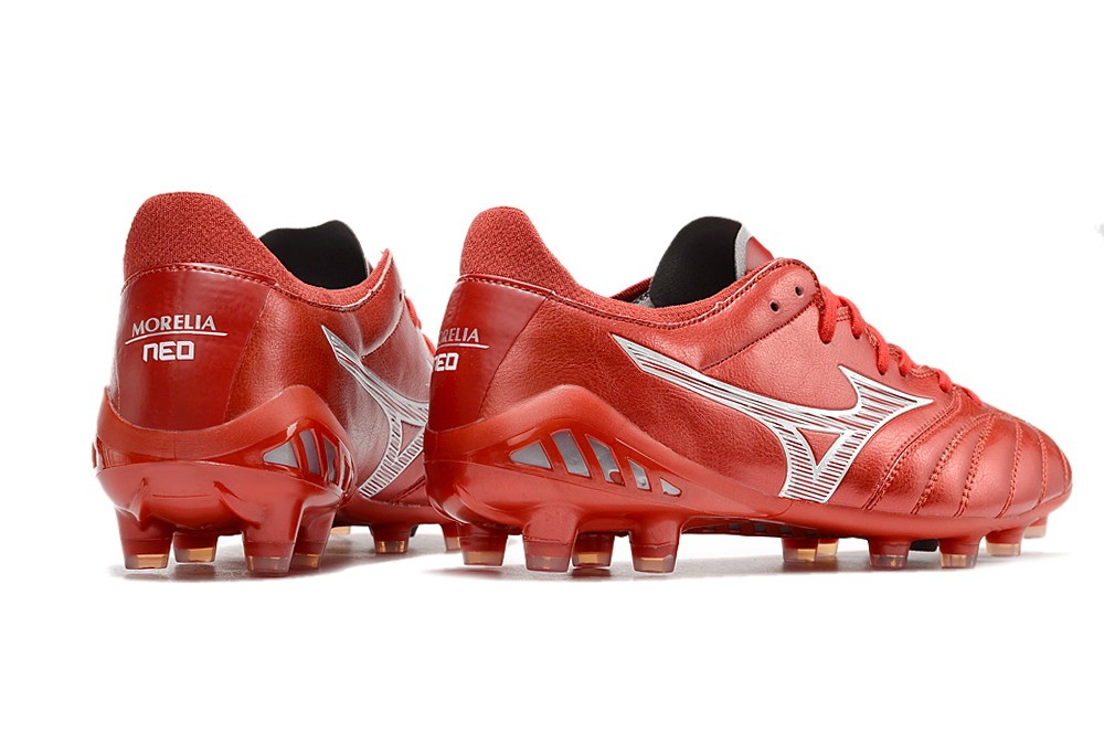 Mizuno Morelia Neo III Passion Red Japan FG - High Risk Red