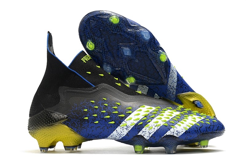 Adidas Predator Freak+ FG - Blue / Core Black / White / Yellow