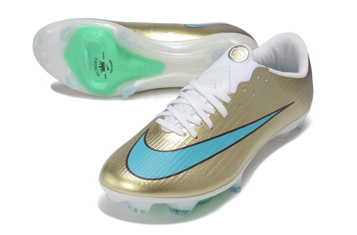 Nike Air Zoom Mercurial Superfly 11 Mbappe Elite FG - Metallic Gold/Green Glow