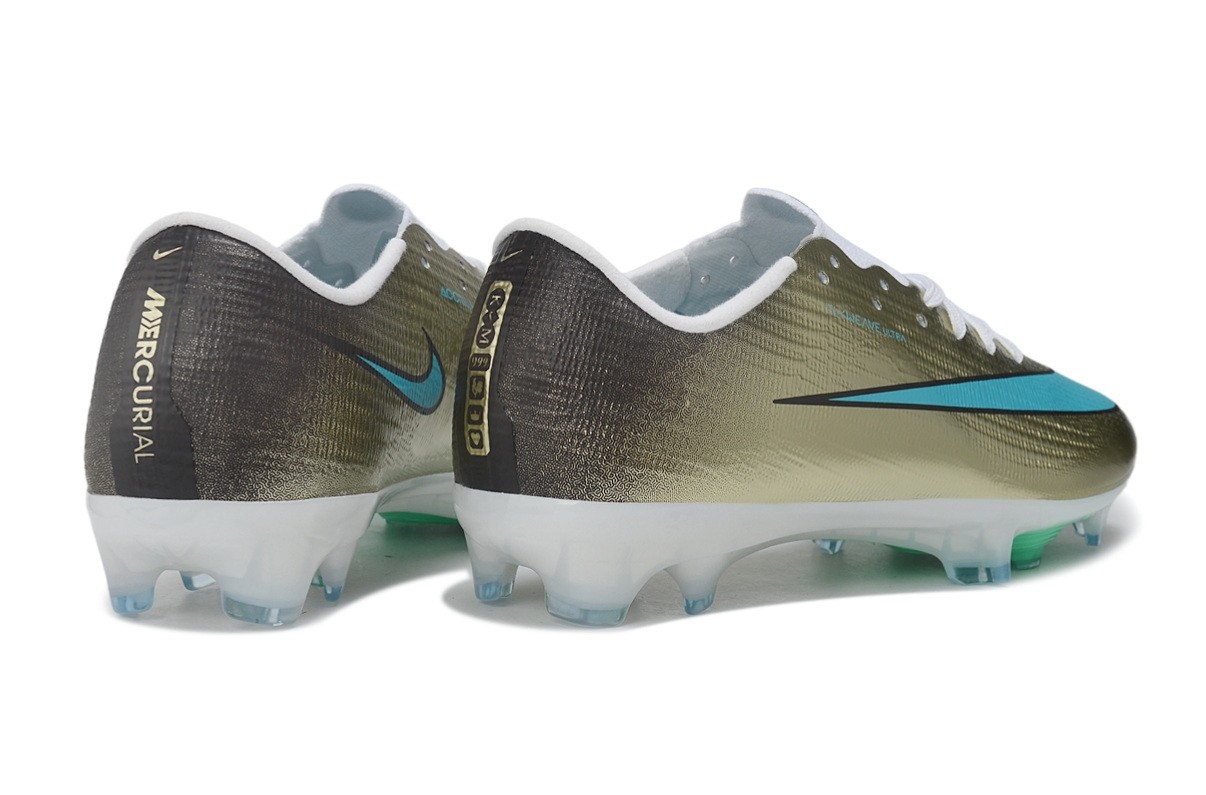 Nike Air Zoom Mercurial Superfly 11 Mbappe Elite FG - Metallic Gold/Green Glow